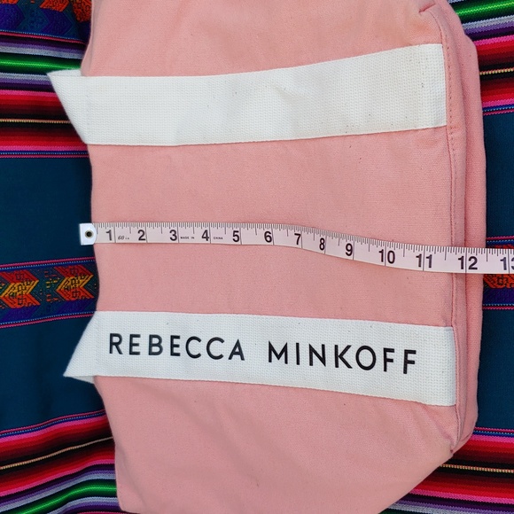 Rebecca Minkoff Pink Canvas Tote Bag - Picture 9 of 12